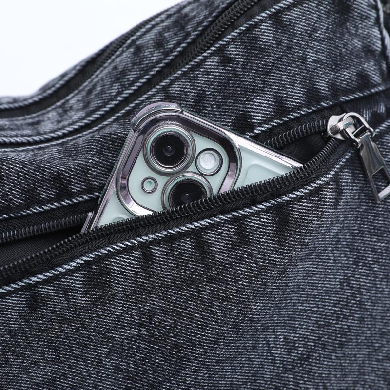 Denim Bag Women's Large Capacity Shoulder Bag Middle-aged And Elderly Mother Bag