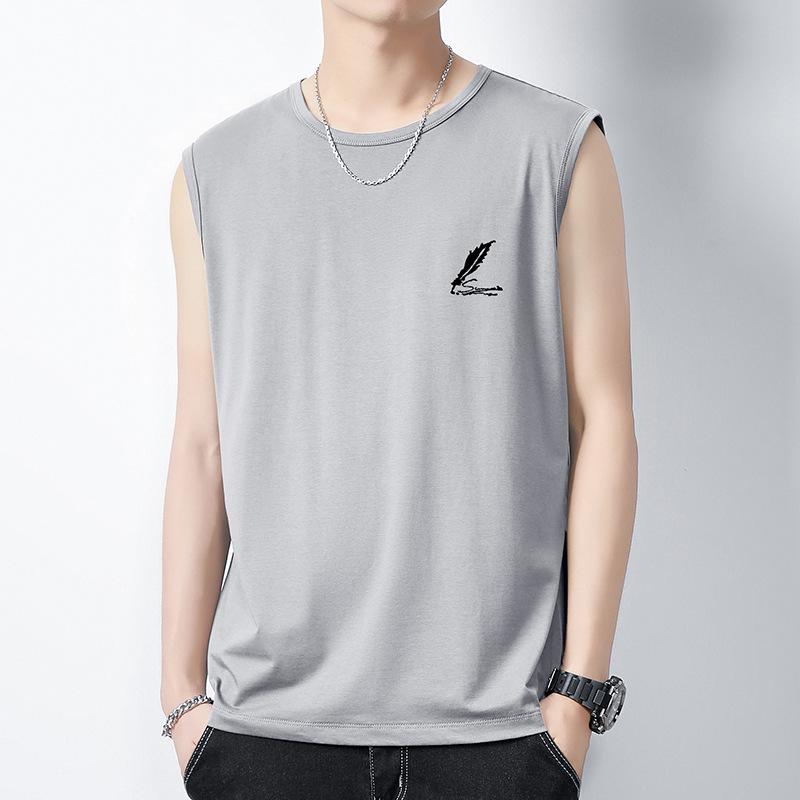 Men's Quick-Dry Ice Silk Tank Top - Cool, Lightweight, Sleeveless Fitness Shirt