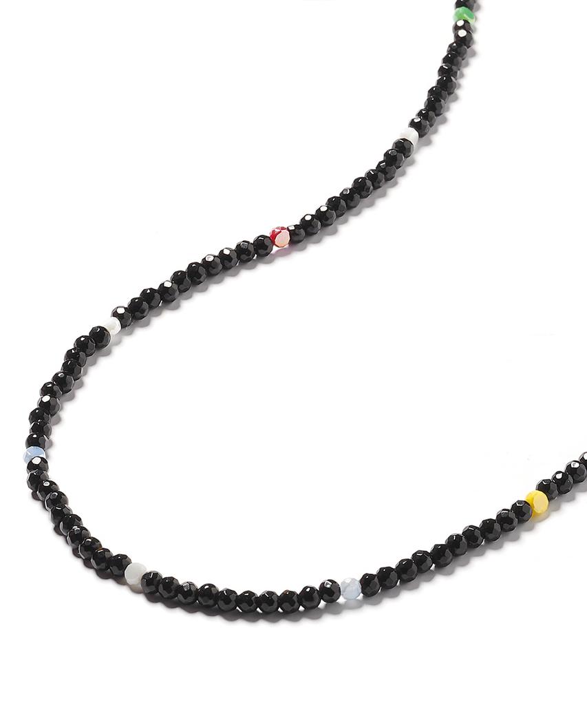 Polalita Black Candy Color Point Necklace (Plt-Nl-016_Bk)