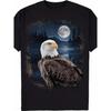 Majestic Bald Eagle Graphic Tee Men Casual Round Neck Short Sleeve T-Shirt