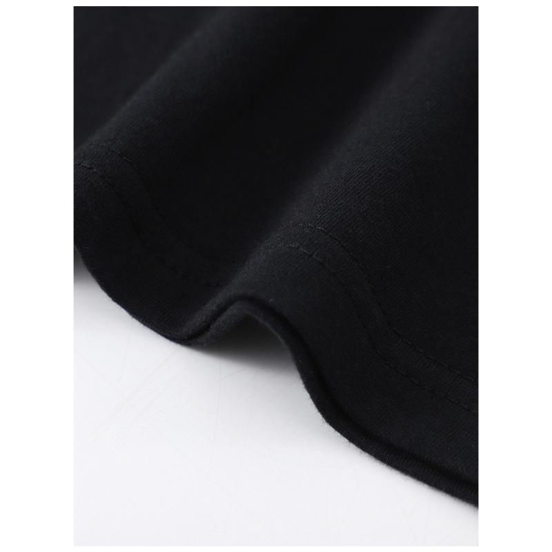 Tailles européennes T-shirt Graphique Vibes Positives pour Homme - Noir Décontracté d'Été avec Design Inspirant, Doux, Col Rond, Lavable en Machine