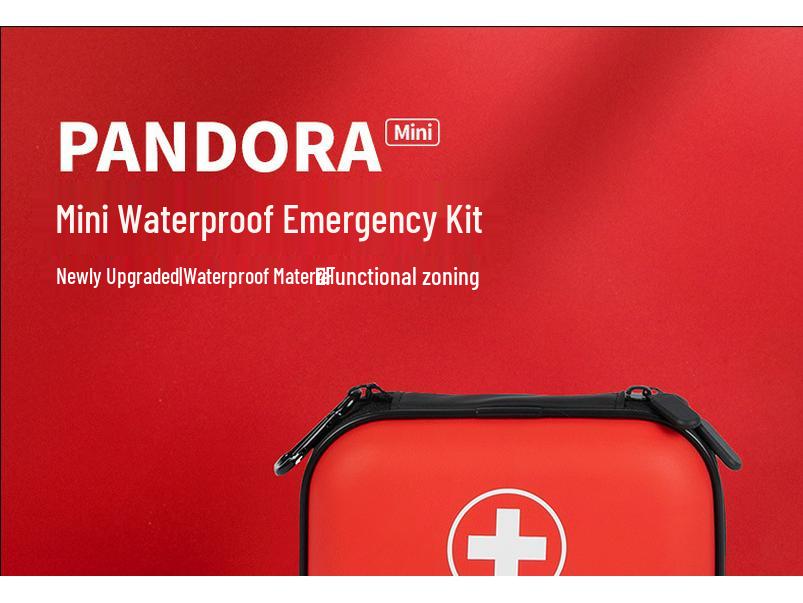 Enhanced EVA 101-Piece Home Emergency Rescue Kit - Compact Medicine Storage Bag