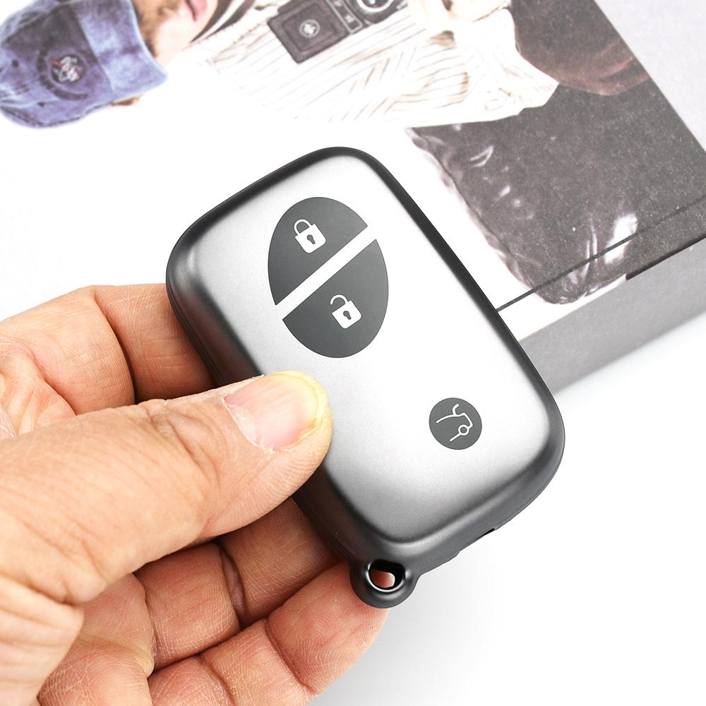 Auto Shell Keyless Protected Fob For Lexus IS350 RX350 IS250 GS430 ES350 GS350 LX570 Car Key Case Cover Accessories 3 button key cover