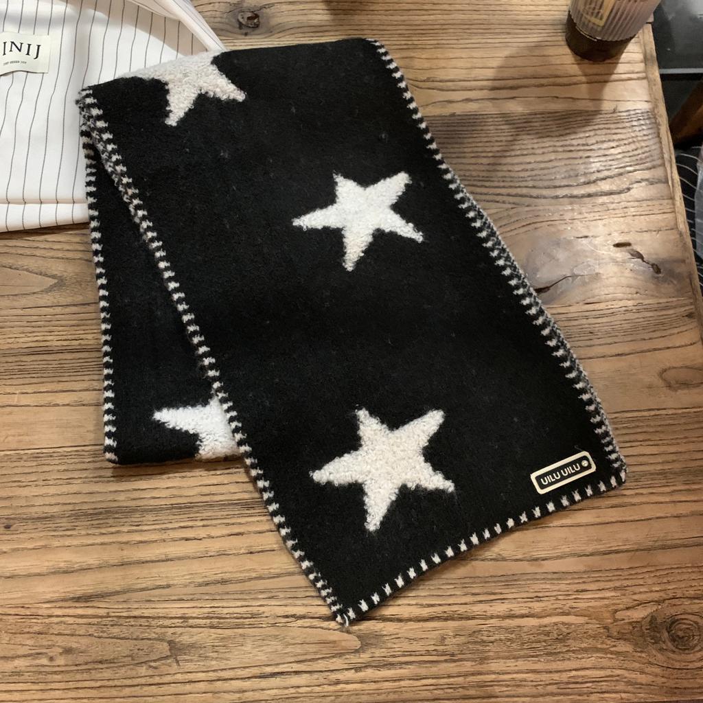Soft waxy Korean star scarf women's winter new high-end versatile warm scarf student couple shawl