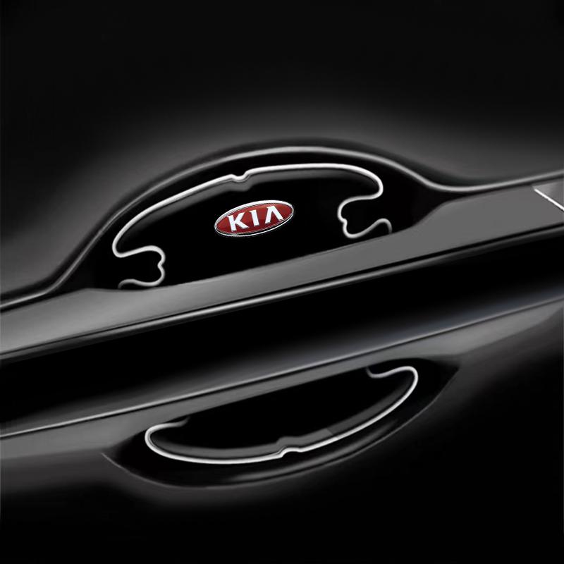 Car Door Handle Bowl Protector Transparent Anti-collision Strip Bumper Sticker For Kia Rio Ceed Sportage Cerato Soul Sorento K2 K5 Flip Car Accessorie