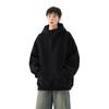 Men's Heavyweight Half-Zip Hoodie - New Spring/Autumn Design, Casual & Versatile High Street Loose Fit Hooded Jacket