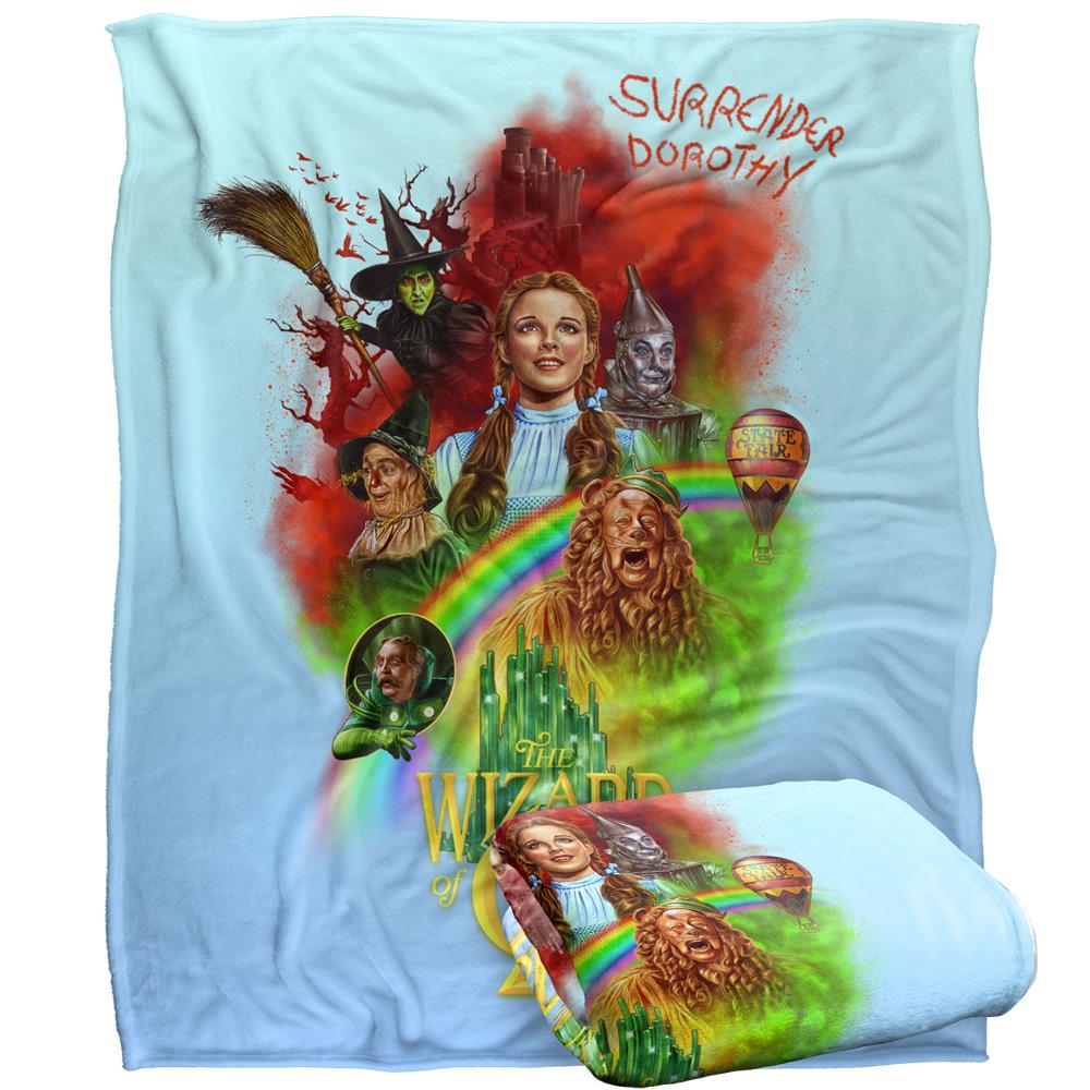 Wizard Of Oz Silky Poster Supersoft Blanket