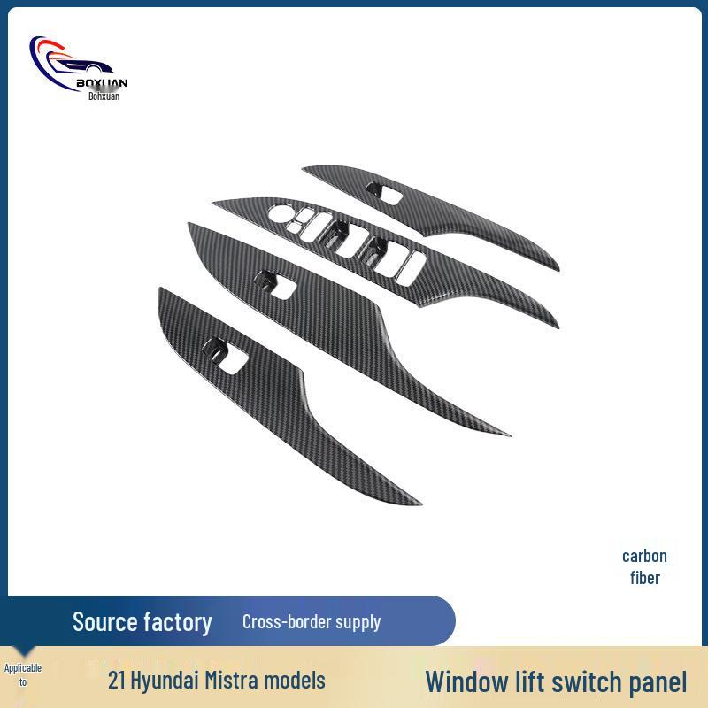 Наклейка-декор кнопки стеклоподъемника и подлокотника MISTRA для Hyundai Mistra 2021