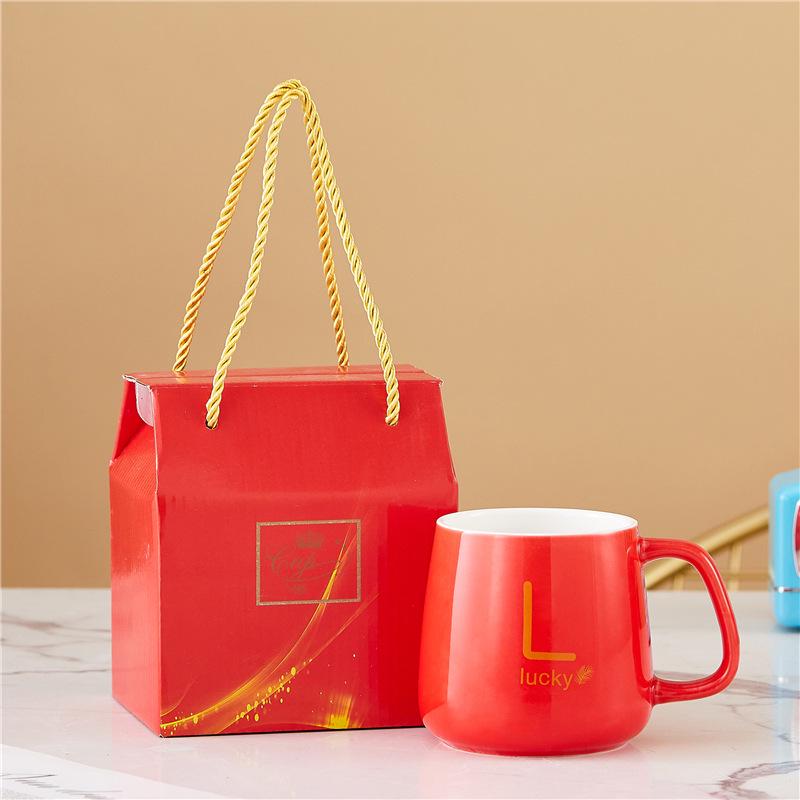 Creative Ceramic Mug Gift Set: Perfect for Coffee, Tea, or Water - A Unique and Practical Present