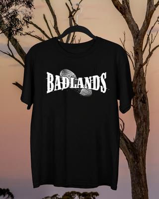 Nowy Popularny Zespół Badlands Bawełniany Czarny Wszystkie Rozmiary Unisex Koszulka GC3500 Unisex Koszulka