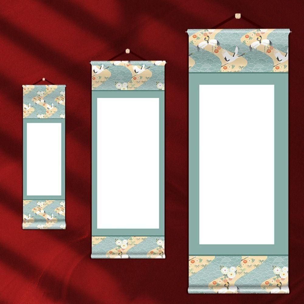 

Китайский стиль Винтаж рисовая бумага свиток каллиграфия картины монтаж свиток буддисты L-1