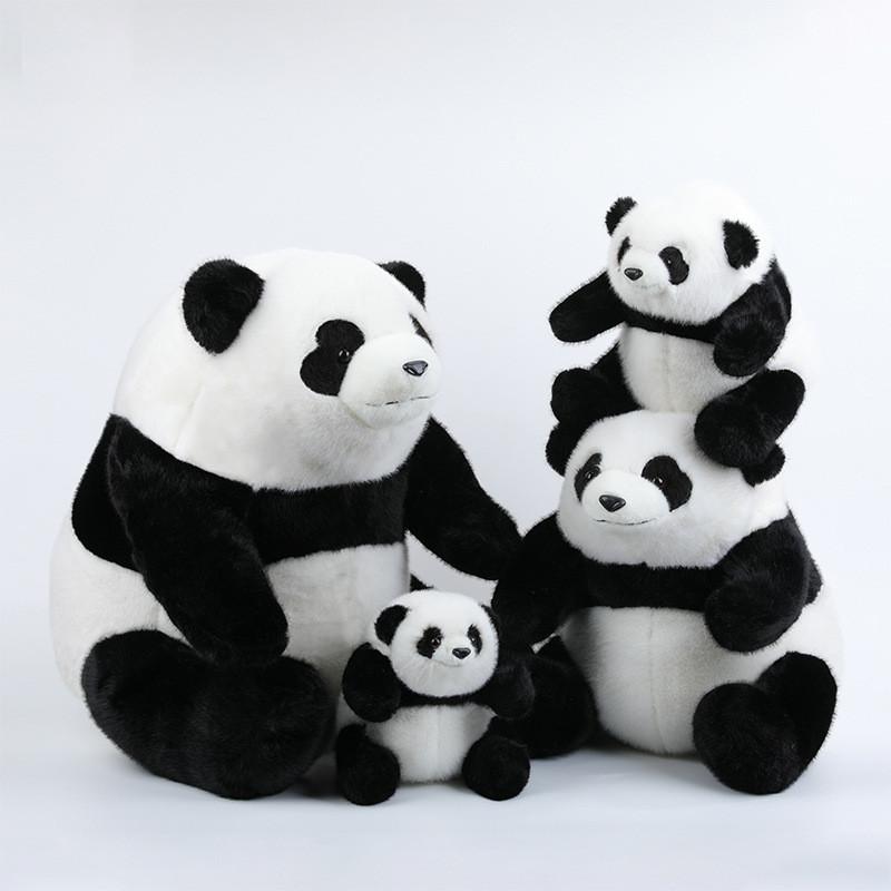 Panda Soft Plush Toy With Realistic Design For Birthday And Holiday Gift