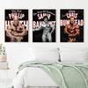 Bodybuilding Motivational Posters Gym Prints Arnold Schwarzenegger Muscle Masculine Canvas Painting Wall Picture Home Room Decor