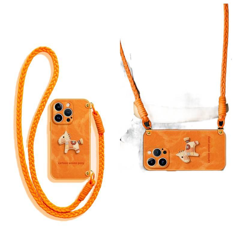 Applicable to Apple 11promax mobile phone case, new iPhone11pro super fire 11 case 11pro messenger lanyard