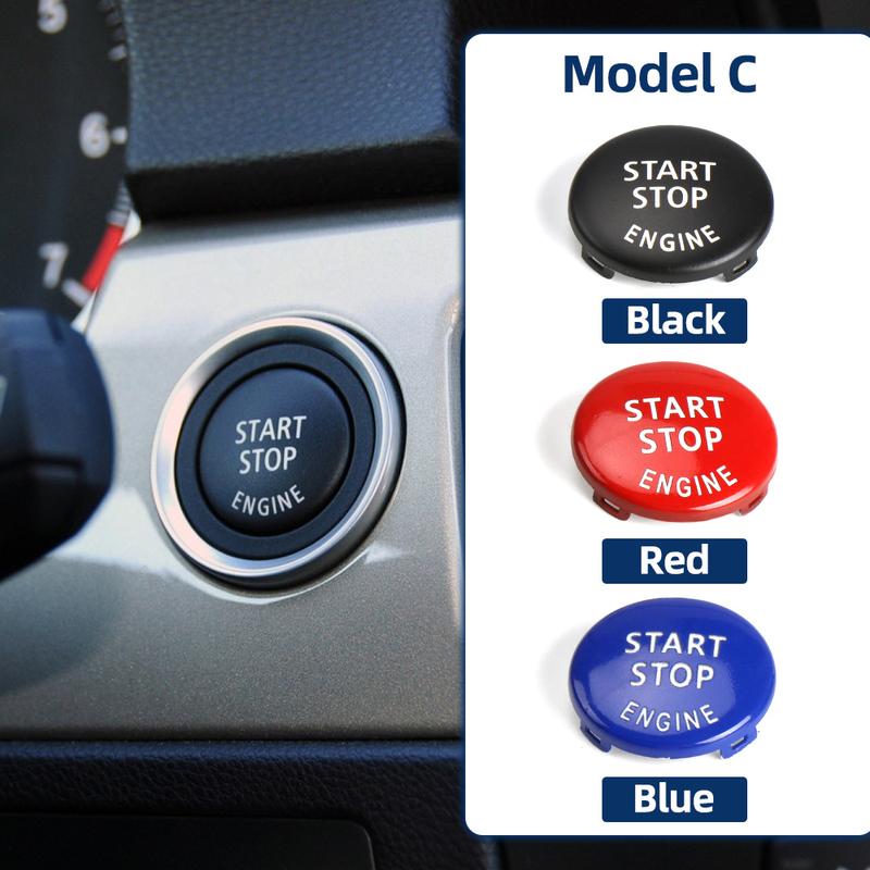 LHD Car Accessories 61319153831 Engine Ignition Start Stop Push Switch OFF Button Cover For BMW X3 X4 Series F25 F26