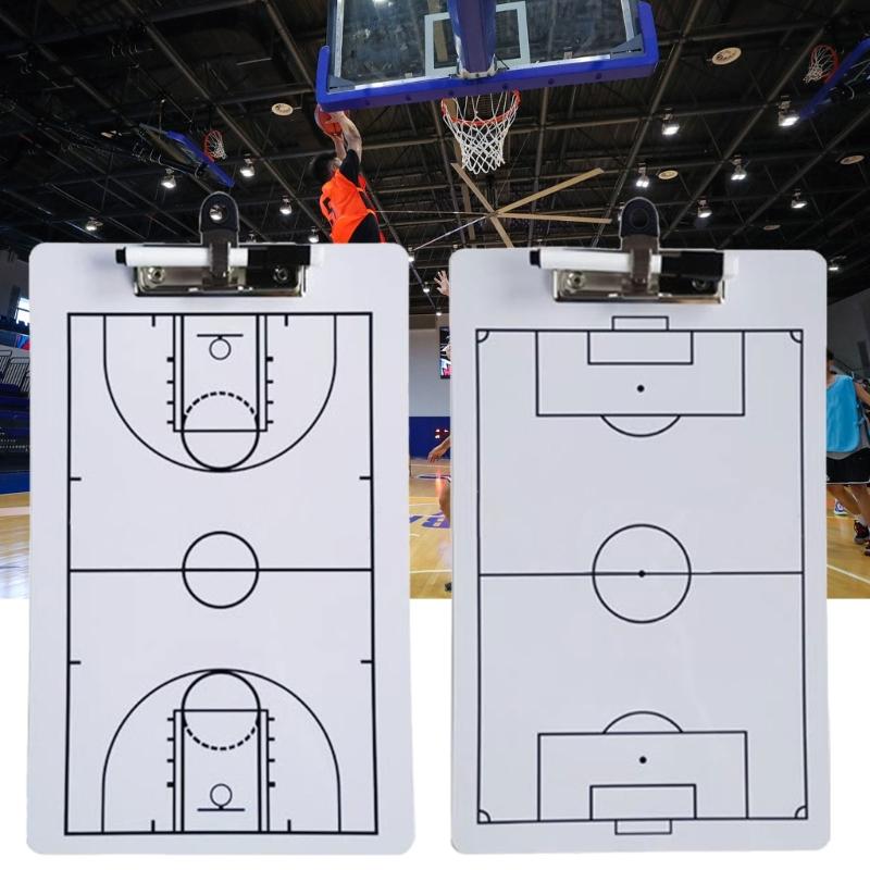 Basketball Dry Erases Board for Coaches Football Whiteboard Coaches Marker Board Coaching Board with Whiteboard Marker
