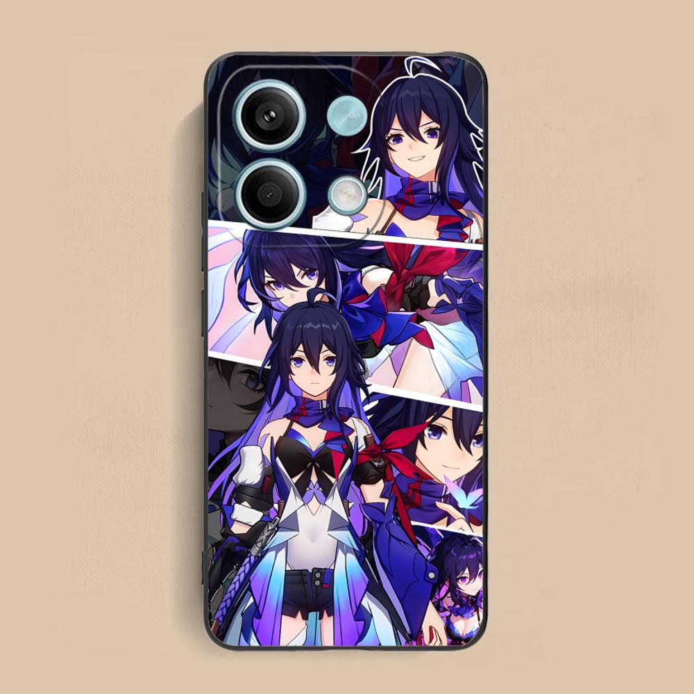 

HSR Seele Matte TPU Mobile Phone Case for Xiaomi Redmi Note 14 13 12 11 S Pro Plus 4G 5G Colorful Printing Cover Redmi Note 11S 4G