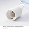 Dining Room Pendant Lamp Base E27 Chandelier Light Holder Silicone Modern Pendant Light Holder AC 90-260V for Home Living Romm