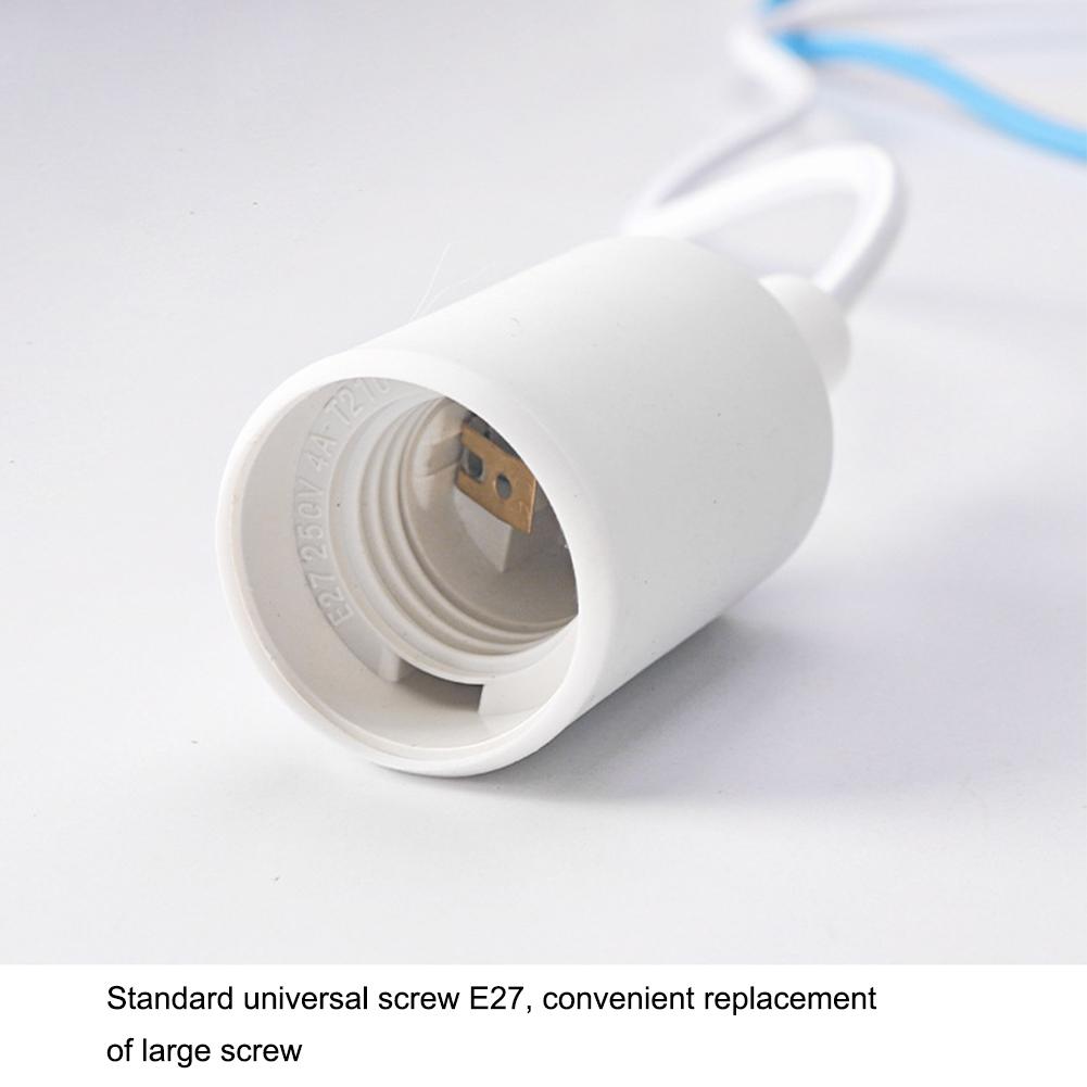 Dining Room Pendant Lamp Base E27 Chandelier Light Holder Silicone Modern Pendant Light Holder AC 90-260V for Home Living Romm