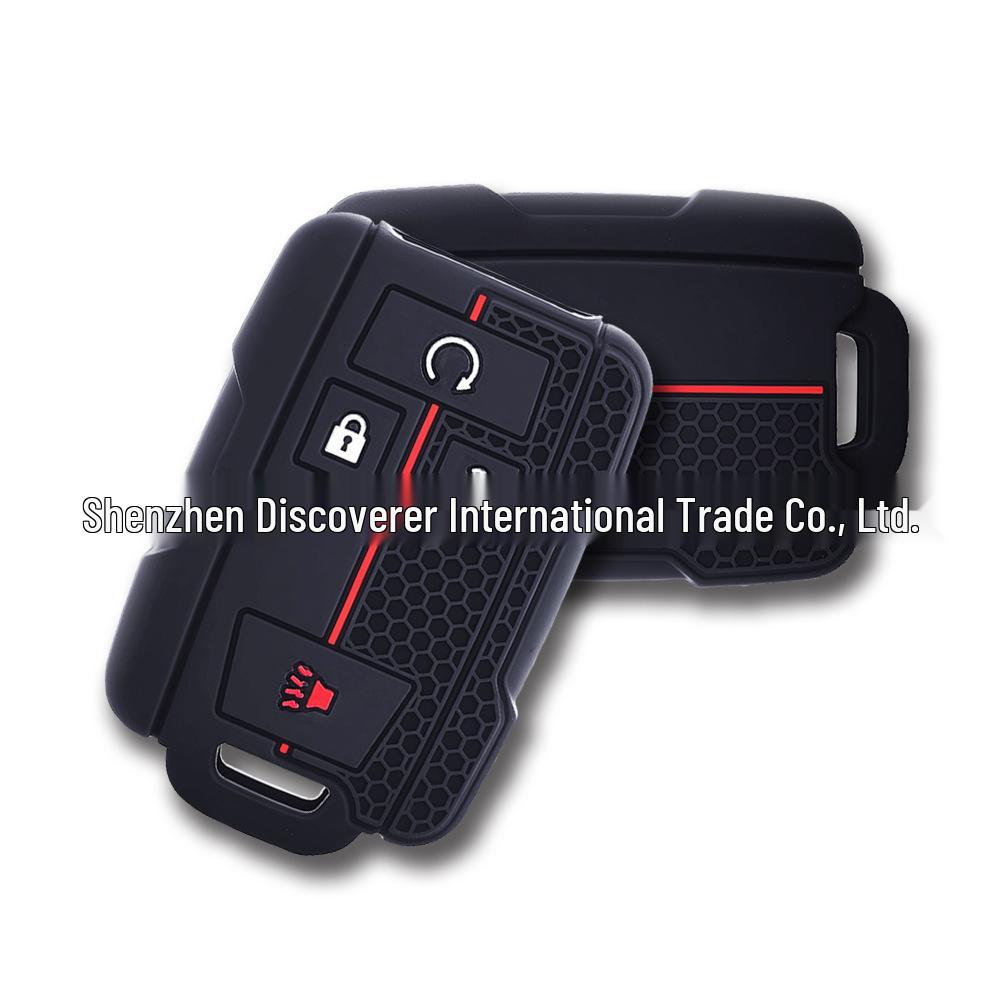 Silicone Key Cover for Chevrolet GMC 3+1 Button Remote