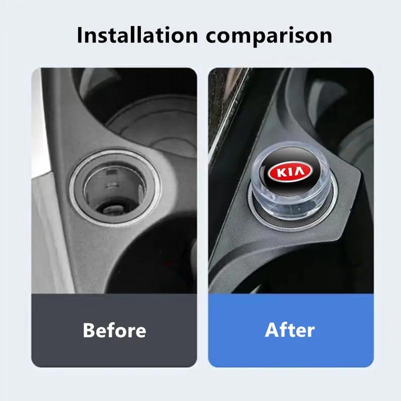 RYQB9 Car Cigarette Lighter Dust Cover Dustproof Cap Plug for Kia Ceed Picanto Rio Sportage Cerato Soul Accesspries