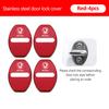 AAABR1 For Skoda 4Pcs Car Door Lock Covers Auto Decorative Accessories Kodiaq Fabia Kamiq Karoq Octavia 2 3 Rapid Scala
