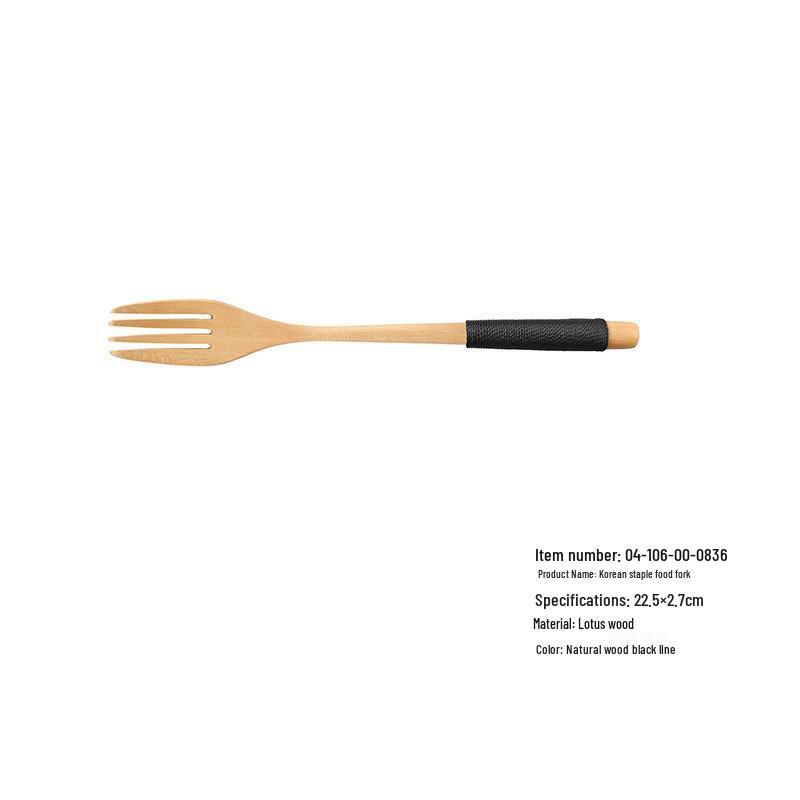 YFJY Drewniany Zestaw Sztućców: Grawerowalny widelec, łyżka, pałeczki z materiałowym woreczkiem - Idealne na wesela i do codziennego użytku