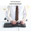 Shanye Ergonomic Wired Keyboard with Wrist Rest and 4-Way Scroll Wheel
