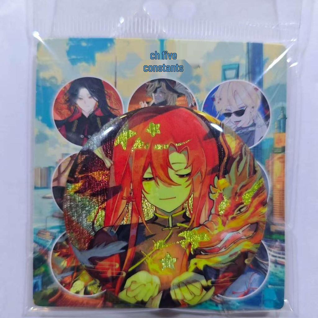 Ch Five Nations Porcelain Daddy Badge: Anime Brooch Tinplate Trend