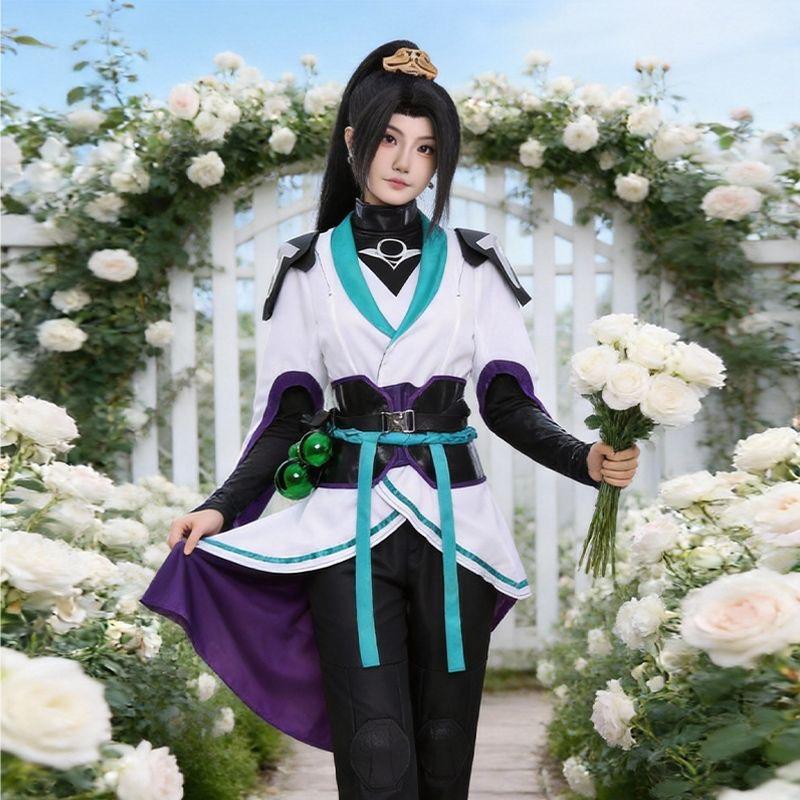 Anime Sage Cosplay Costume Wig Game VALORANT Sage Costume Wig