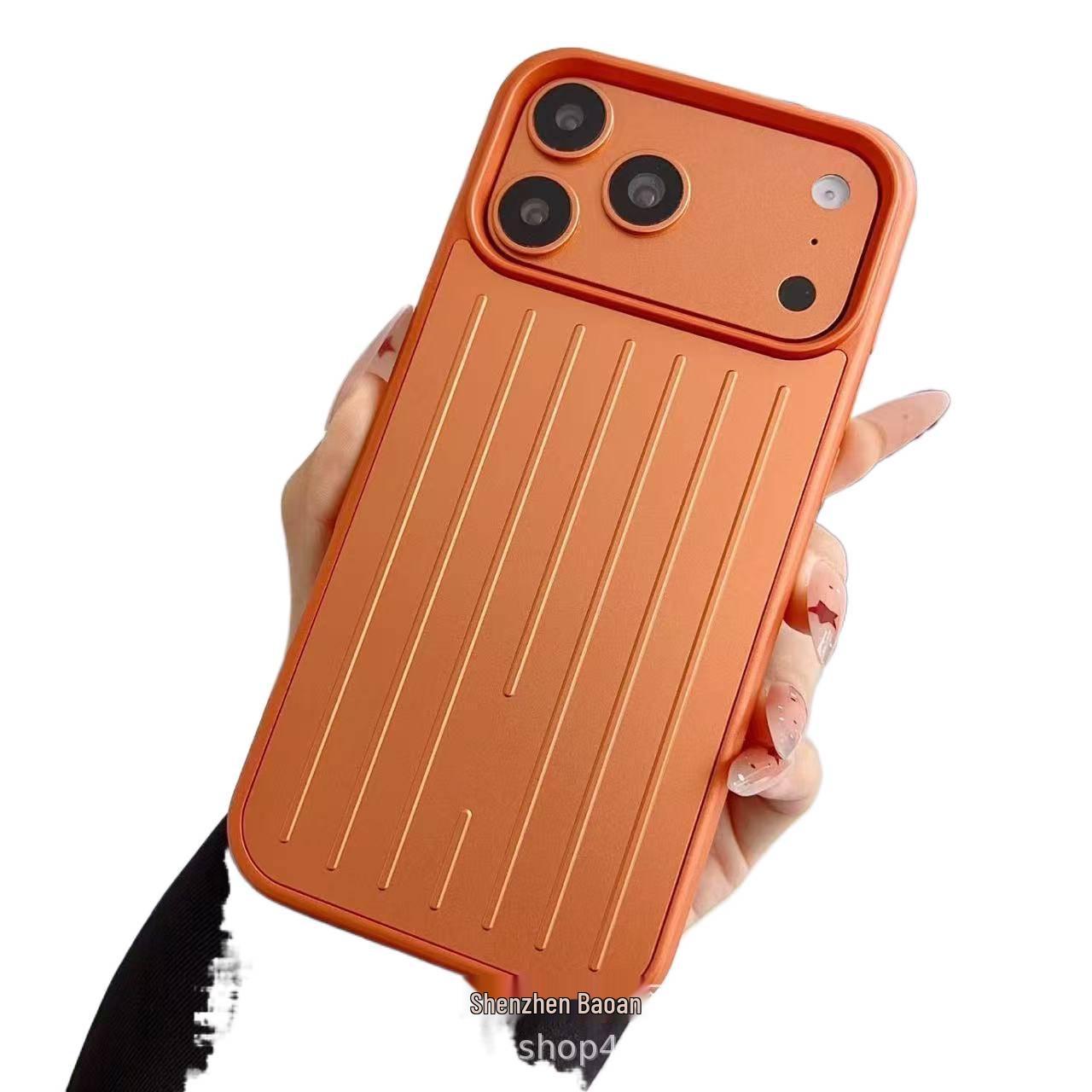

Sleek Metal Suitcase-Style Phone Case for iPhone 17 Pro Max/16/15/14 iPhone 17 Pro