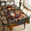 1 Stück Tischdecke, Herbst Eichhörnchen und Herbstlaub Muster Tischdecke - Langlebig und Maschinenwaschbar, Rechteckige Tischabdeckung Geeignet für Innen und Außen