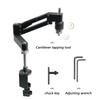 High Precisions Safe Machined Aluminum Alloy Tapping Arm Support Bracket For Hand Drills Easy Installation Light Duty