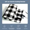 Cobertor Aquecido de Temperatura Constante 12V Cobertor Aquecido de Lã para Carro Cobertor Elétrico Quente de Inverno para RV Caravana Autocaravana