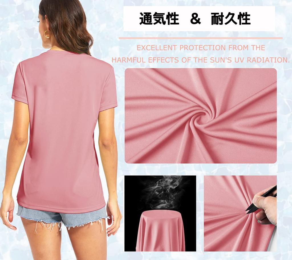 Quick Running Training Trekking Work Exercise 2XL [TACVASEN] Women's T-Shirt, Sports, Dry, T-Shirt, T-Shirt, Hiking, Wear, Stylish, Wear, Clothes,