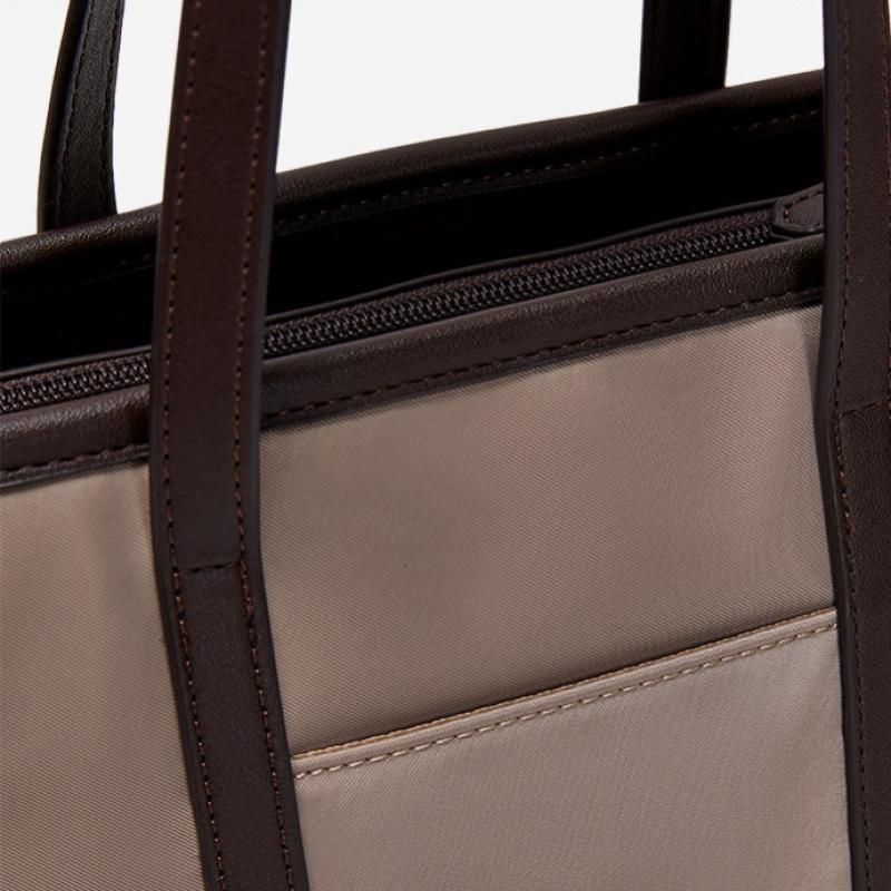 By ESquire Women S Elo Nylon Tote Bag S Beige