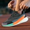 New Men's Running Shoes Carbon Plate Support Wear-resistant Rubber Outsole Sports Shoes Outdoor Shock-absorbing Tennis Shoes