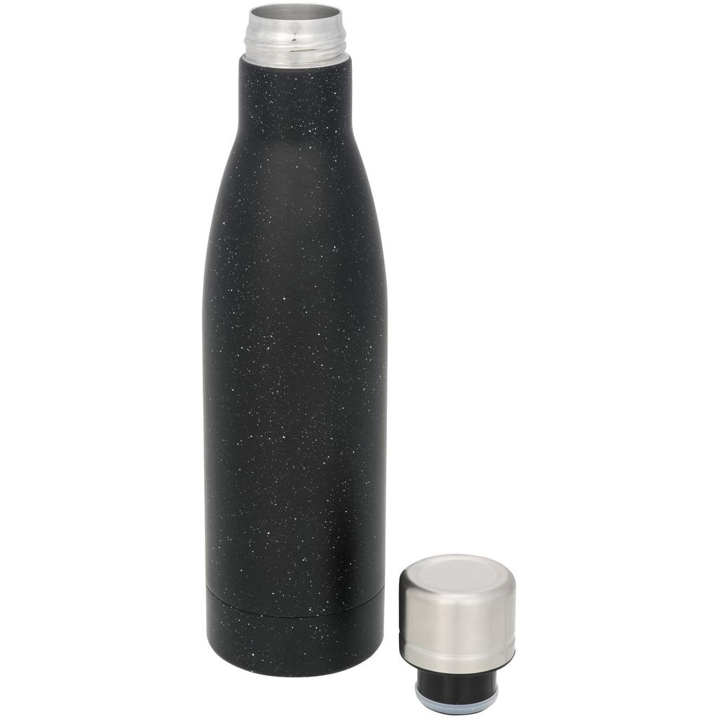 Speckled Copper Insulated Bottle, 500 Ml "Vasa" Deep Black
