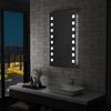 LED Wall Mirror for Bathroom 60x100 Cm