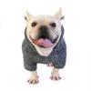Warm Coral Fleece Dog Sweater Winter Fall - Hooded Lazy Bear Style French Bulldog Pug Teddy