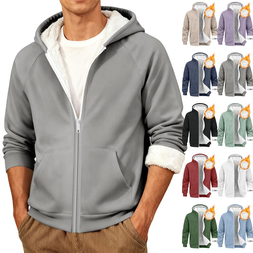 Ανδρικό Καθημερινό Ζεστό Μπουφάν με Κουκούλα