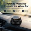 Solar-powered Car Air Freshener Automatic Rotating Formaldehyde-removing Long-lasting Fragrance High-end Aromatherapy Ornament