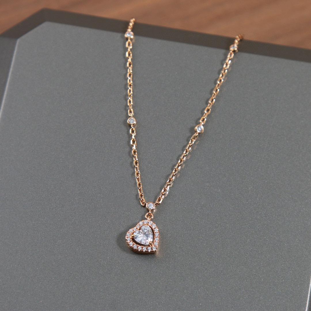 

Новый Горячий Бренд Винтажное Ожерелье Капля Воды Роскошные Украшения Для Женщин Дизайнерский Кулон Чистое Серебро 925 Пробы Женское Вечернее Цепочное Ожерелье розового золота