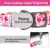 Personalized Printed Cat Collar Adjustable Kitten Puppy Collars With Free Engraved ID Nameplate Bell Anti-lost Cats Collars