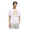PUMA T Shirts Unisex White Crew Neck Moderate Straight Fit 689271-02