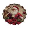 Tapis décoratif d'isolation thermique Rond Set de table de Noël, 14 pouces Motif festif Antidérapant Protecteur de table, Protecteur de table pour maison de vacances Endroit pour