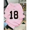 Street Fashion Men's Summer 18 Digit Print Comfortable Breathable Round Neck T-shirt Outdoor High Street Top