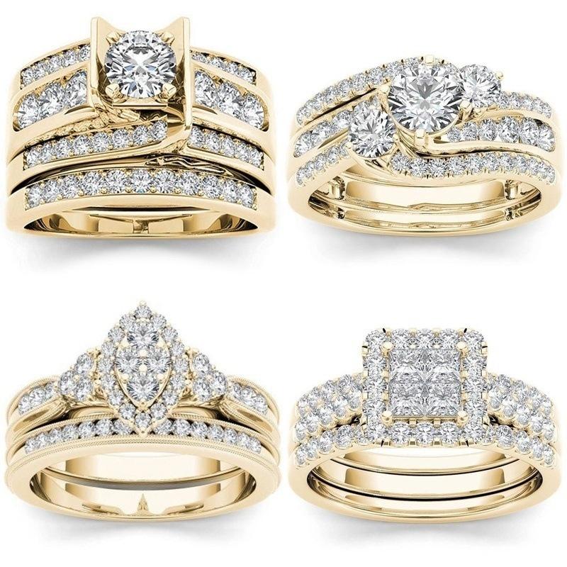 Couple Rings Zircon Rings Guide To American Women's Jewelry