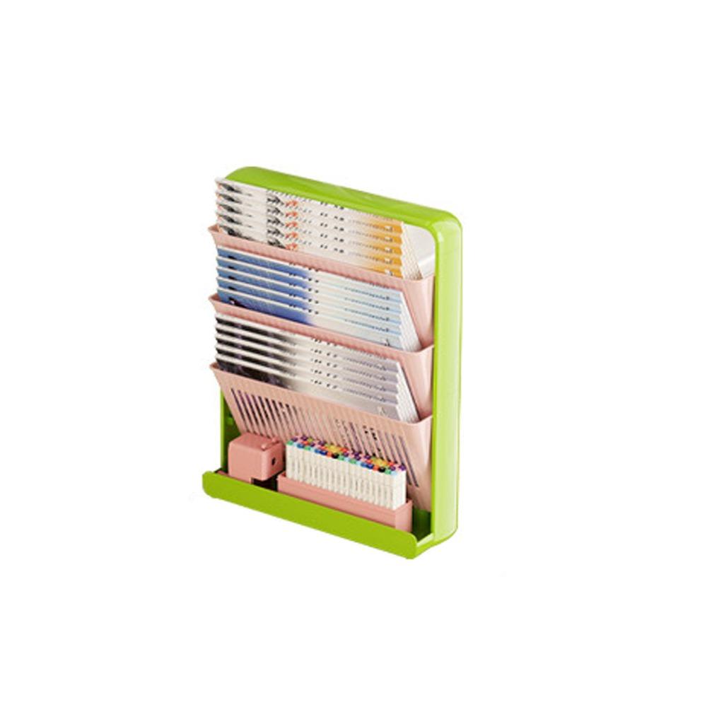 Removable Study Desk Organizer Multi-Layer Side Mounted Bookshelf  Student Table