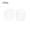 uxcell 5pcs End Caps 1.3 Inches (32 Mm) Inner Diameter Device Protection Rubber Caps